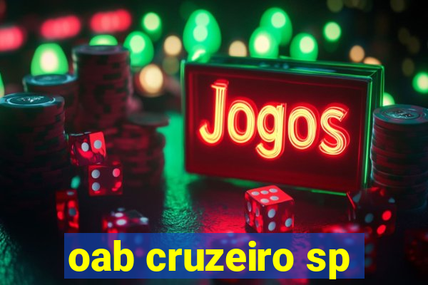 oab cruzeiro sp